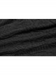 Leather Clasp Collar V-Neck Hollow-Out Back Waist Lace-Up Long Sleeve Black Punk Plus Size Broken Holes Knit Dress