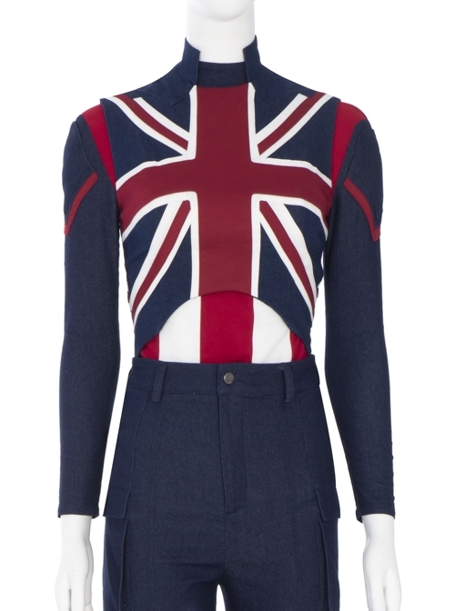 Marvel Animation What If Captain Carter Peggy Carter Halloween Cosplay Costume Denim Vest