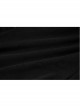 Big Round Collar Front Chest Decals Long Sleeve Back Waist Lace-Up Frill Hem Black Gothic Plus Size T-Shirt