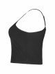Black Gothic Plus Size Front Chest Decals Camisole