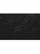Black Gothic Plus Size Front Chest Decals Camisole