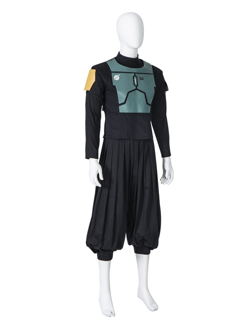 The Mandalorian Season 2 Boba Fett Halloween Cosplay Costume Black Pants