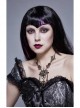 Artificial Jewel Acrylic Pearls Decoration Gold Gothic Vintage Necklace