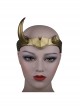 TV Drama Loki Female Loki Sylvie Lushton Halloween Cosplay Accessories Upgraded Version Golden Headwear