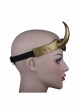 TV Drama Loki Female Loki Sylvie Lushton Halloween Cosplay Accessories Upgraded Version Golden Headwear
