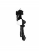 Forebreast Lace Flower Decoration Hard Net Backswing Black Gothic Lace Corset
