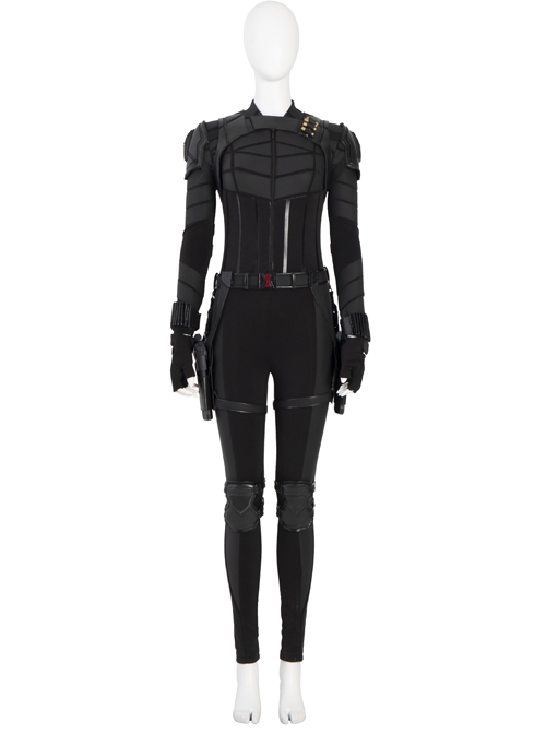 Black Widow Yelena Belova Black Battle Suit Halloween Cosplay Costume Set