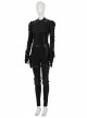 Black Widow Yelena Belova Black Battle Suit Halloween Cosplay Costume Set