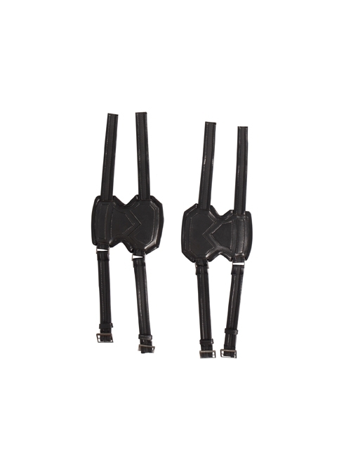Black Widow Yelena Belova Halloween Cosplay Accessories Black Knee Guards