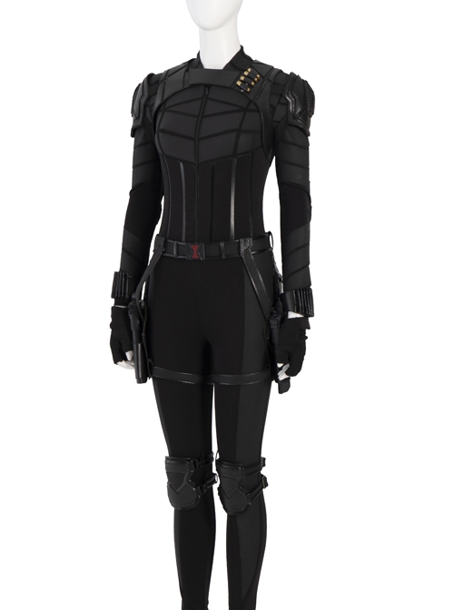 Black Widow Yelena Belova Halloween Cosplay Accessories Black Gloves And Wrist Guards