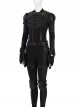Black Widow Yelena Belova Halloween Cosplay Accessories Black Gloves And Wrist Guards