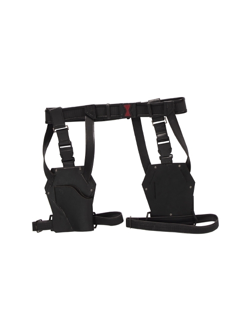 Black Widow Yelena Belova Halloween Cosplay Accessories Black Belt Components