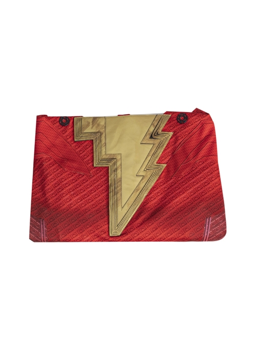 Shazam Fury Of The Gods Shazam Halloween Cosplay Costume Red Bodysuit
