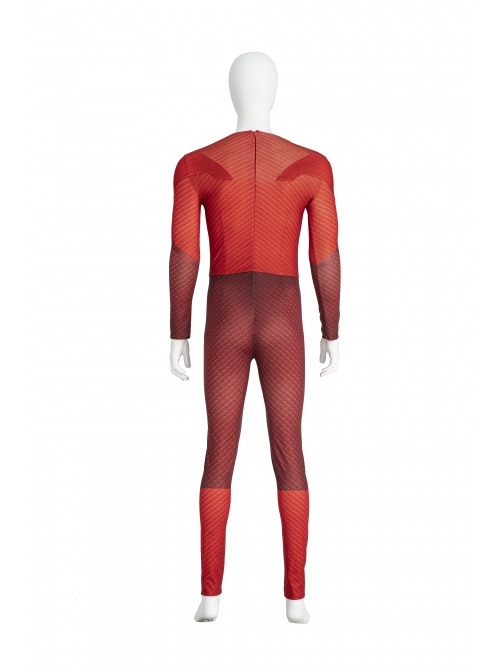 Shazam Fury Of The Gods Shazam Halloween Cosplay Costume Red Bodysuit