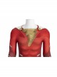 Shazam Fury Of The Gods Shazam Halloween Cosplay Costume Red Bodysuit