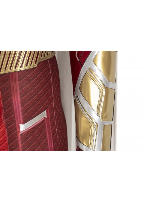 Shazam Fury Of The Gods Shazam Halloween Cosplay Accessories Golden Wrist Guards