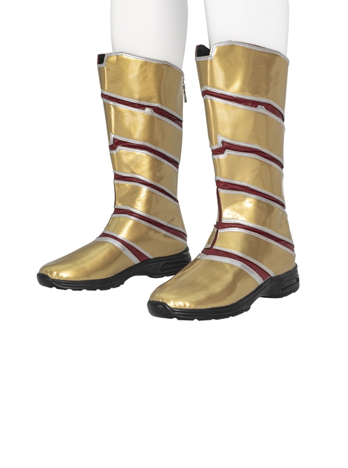 Shazam Fury Of The Gods Shazam Halloween Cosplay Accessories Golden Boots