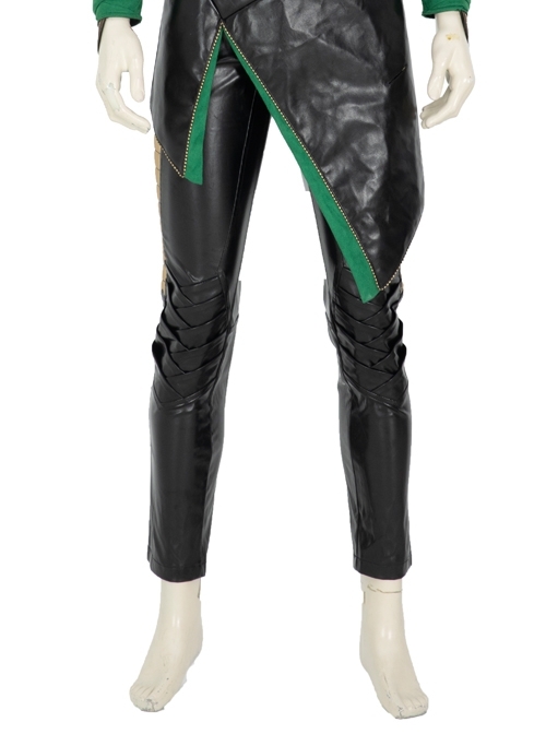 TV Drama Loki Armor Battle Suit Upgrade Version Halloween Cosplay Costume Black Pants