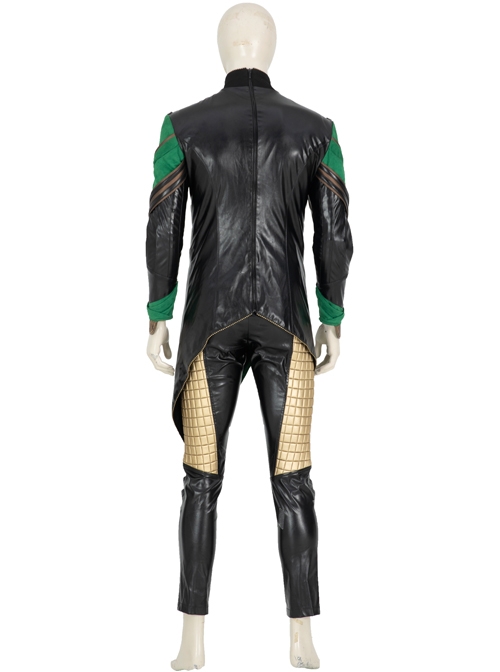 TV Drama Loki Armor Battle Suit Upgrade Version Halloween Cosplay Costume Black Pants