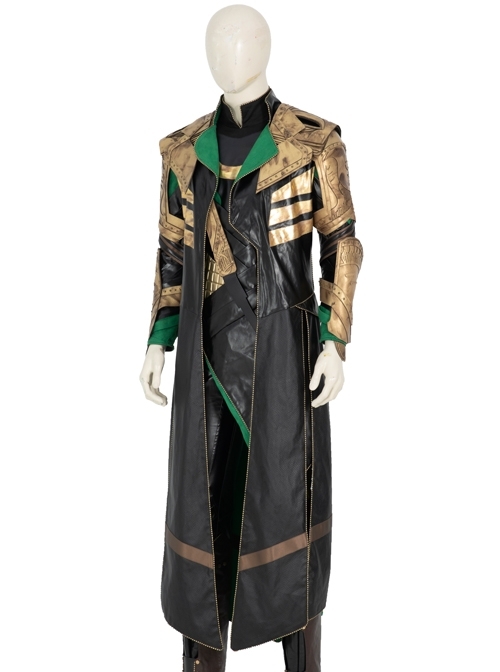 TV Drama Loki Armor Battle Suit Upgrade Version Halloween Cosplay Costume Black Vest