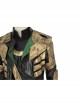 TV Drama Loki Armor Battle Suit Upgrade Version Halloween Cosplay Costume Black Vest