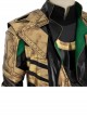 TV Drama Loki Armor Battle Suit Upgrade Version Halloween Cosplay Accessories Golden Wrist Guards And Shoulder Guards And Shoulder Armors