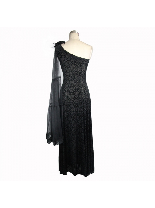 embroidered mesh skater dress Navy Embroidered Mesh Skater Dress – AX Paris