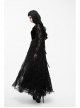 Collar Decals Shoulder Feather Lace Decoration Lace Shawl Black Gothic Velvet Dress
