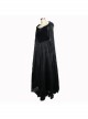 Collar Decals Shoulder Feather Lace Decoration Lace Shawl Black Gothic Velvet Dress