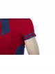 Suicide Squad Peacemaker Christopher Smith Halloween Cosplay Costume Red Short Sleeve Top