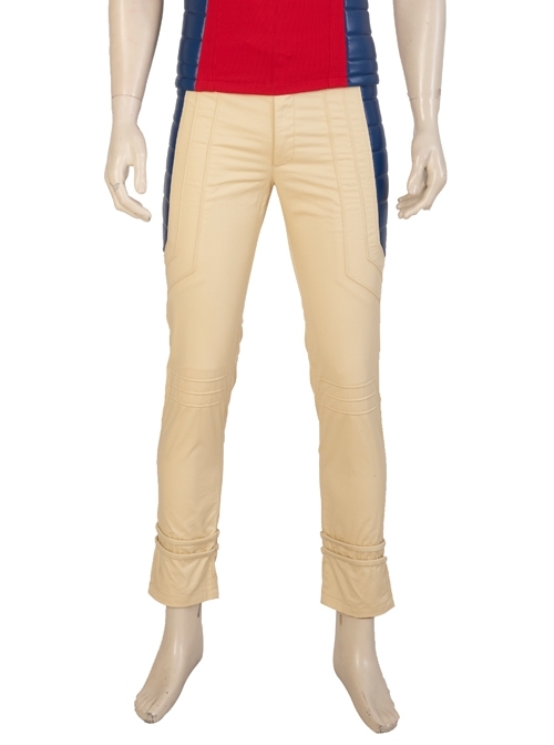 Suicide Squad Peacemaker Christopher Smith Halloween Cosplay Costume Beige Pants