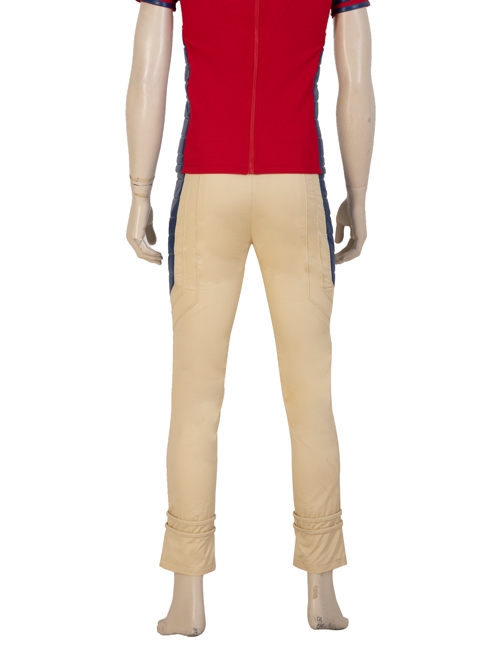 Suicide Squad Peacemaker Christopher Smith Halloween Cosplay Costume Beige Pants