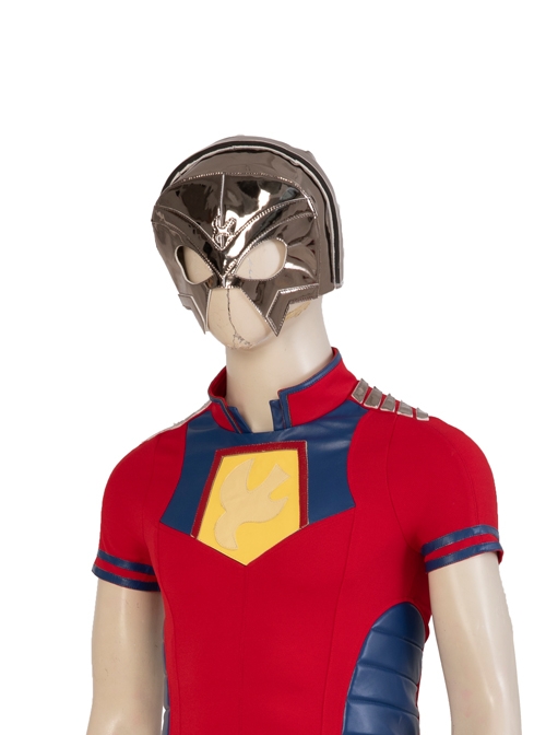 Suicide Squad Peacemaker Christopher Smith Halloween Cosplay Accessories Golden Headcover