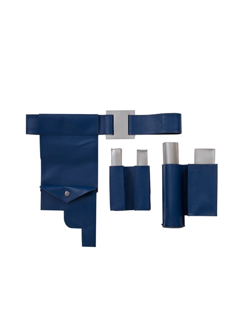 Suicide Squad Peacemaker Christopher Smith Halloween Cosplay Accessories Blue Waistband components