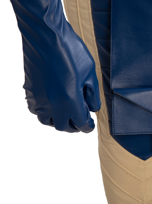 Suicide Squad Peacemaker Christopher Smith Halloween Cosplay Accessories Blue Gloves