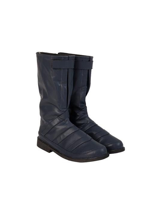Suicide Squad Peacemaker Christopher Smith Halloween Cosplay Accessories Navy Blue Boots