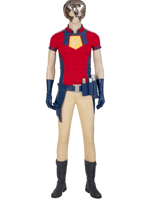 Suicide Squad Peacemaker Christopher Smith Halloween Cosplay Accessories Navy Blue Boots