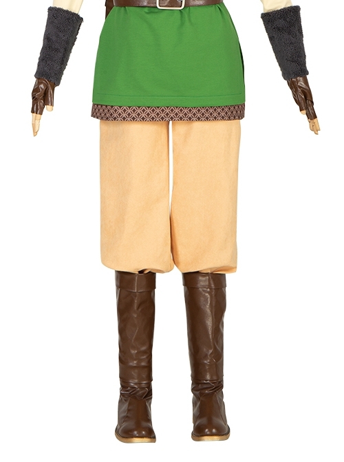 The Legend Of Zelda Skyward Sword Link Halloween Cosplay Costume Yellow Pants