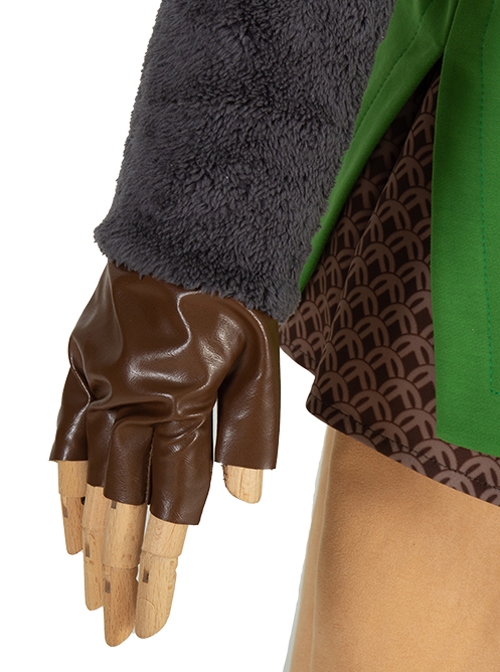 The Legend Of Zelda Skyward Sword Link Halloween Cosplay Accessories Brown Gloves