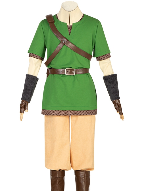 The Legend Of Zelda Skyward Sword Link Halloween Cosplay Accessories Brown Gloves