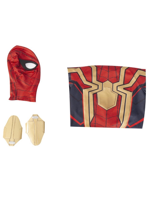 Spider-Man No Way Home Peter Parker Iron Spider-Man Battle Suit Halloween Cosplay Costume Full Set