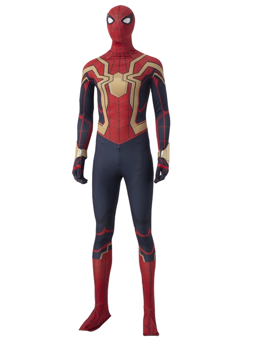 Spider-Man No Way Home Peter Parker Iron Spider-Man Battle Suit Halloween Cosplay Costume Full Set