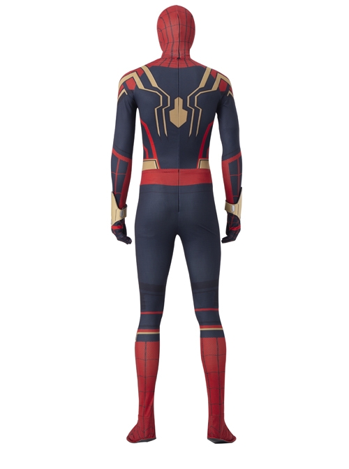 Spider-Man No Way Home Peter Parker Iron Spider-Man Battle Suit Halloween Cosplay Costume Full Set