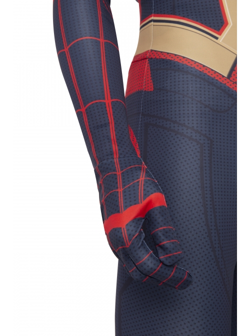 Spider-Man No Way Home Peter Parker Iron Spider-Man Battle Suit Halloween Cosplay Costume Full Set