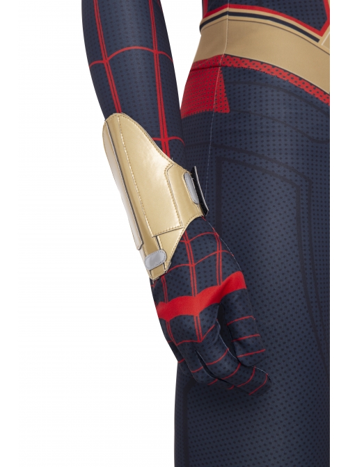 Spider-Man No Way Home Peter Parker Iron Spider-Man Battle Suit Halloween Cosplay Costume Full Set