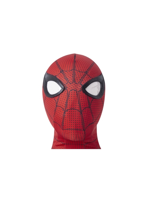 Spider-Man No Way Home Peter Parker Iron Spider-Man Battle Suit Halloween Cosplay Accessories Red Headcover