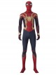 Spider-Man No Way Home Peter Parker Iron Spider-Man Battle Suit Halloween Cosplay Accessories Red Headcover