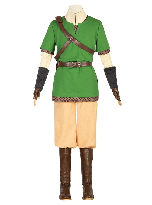 The Legend Of Zelda Skyward Sword Link Halloween Cosplay Accessories Brown Boots