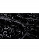 Black Gothic Pattern Velvet Elegant Sexy Short-Sleeves Cape