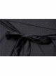 Punk Black Ghost Face Rayon Cross Strapless Sexy RayonStrap Dress